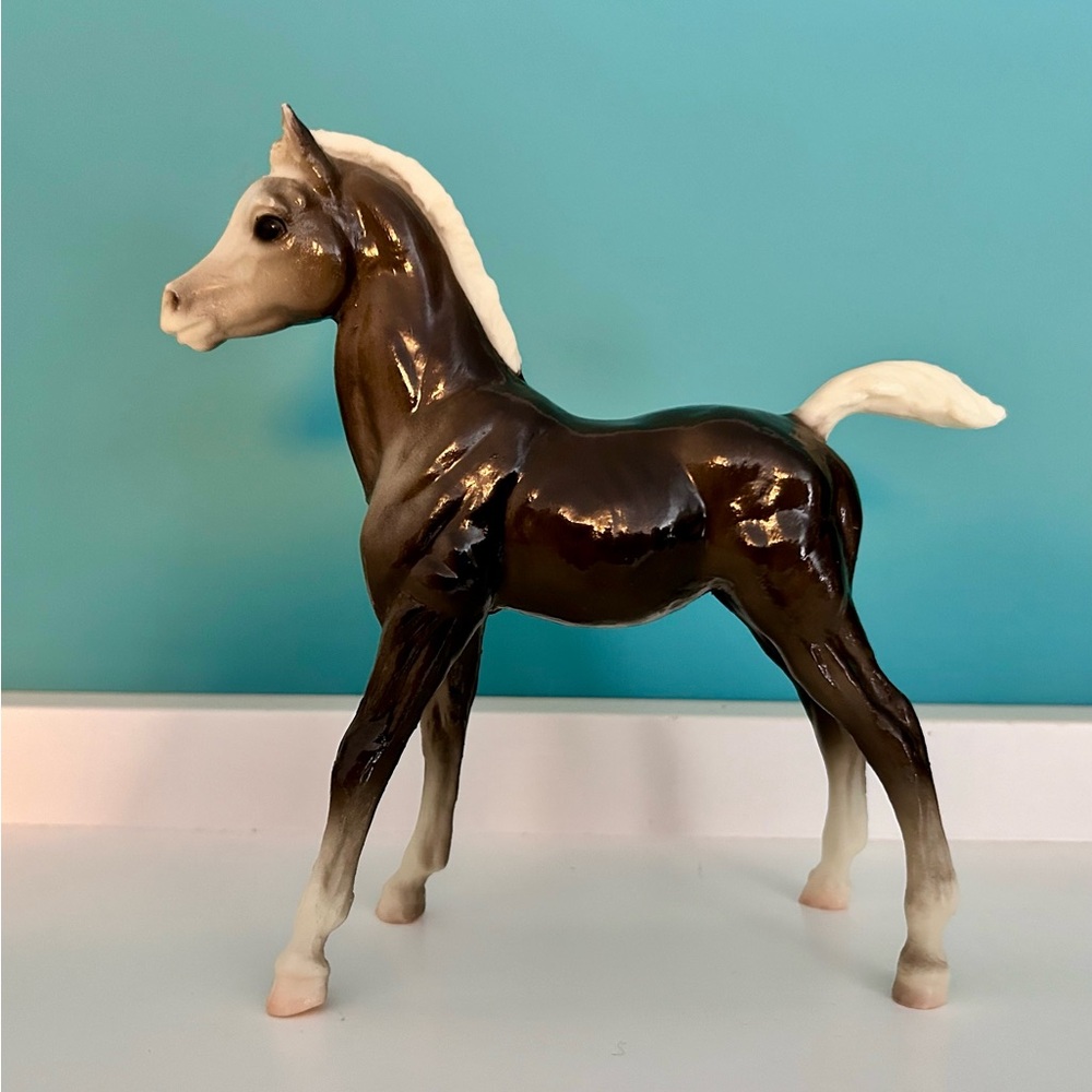 1972 Breyer Doc Family Arabian Foal Glossy *Dark* Charcoal